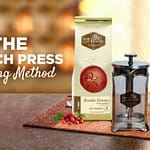 La prensa francesa como método de preparación de café